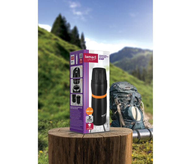 Lamart Kubek termiczny CUP LT4054 (czarny/pomarańczowyi) - 1283539 - zdjęcie 5